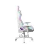 Deltaco GAM-080-W sedia per videogioco Poltrona per gaming Seduta imbottita Bianco