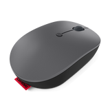 Lenovo Go, Ambidestro, Ottico, RF Wireless, 2400 DPI, Nero, Grigio