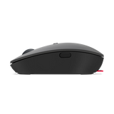 Lenovo Go, Ambidestro, Ottico, RF Wireless, 2400 DPI, Nero, Grigio