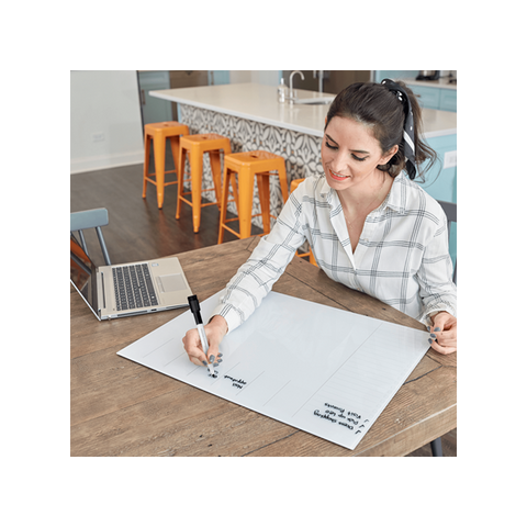 Nobo 1915602 lavagna 430 x 560 mm Vetro Magnetico (Nobo Glass Weekly Planner Whiteboard 430x560mm White 1915602 DD)