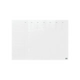 Nobo 1915602 lavagna 430 x 560 mm Vetro Magnetico (Nobo Glass Weekly Planner Whiteboard 430x560mm White 1915602 DD)