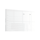 Nobo 1915602 lavagna 430 x 560 mm Vetro Magnetico (Nobo Glass Weekly Planner Whiteboard 430x560mm White 1915602 DD)