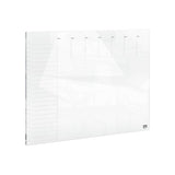 Nobo 1915602 lavagna 430 x 560 mm Vetro Magnetico (Nobo Glass Weekly Planner Whiteboard 430x560mm White 1915602 DD)