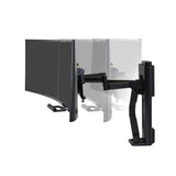 Ergotron TRACE 45-631-224 Supporti a parete per TV 68,6 cm [27] Scrivania Nero (TRACE DUAL MONITORS PANEL CLAMP - MATTE BLACK)