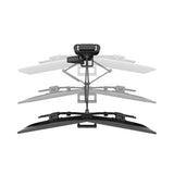 Ergotron TRACE 45-631-224 Supporti a parete per TV 68,6 cm [27] Scrivania Nero (TRACE DUAL MONITORS PANEL CLAMP - MATTE BLACK)