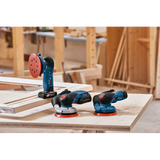 Bosch GEX 18V-125 PROFESSIONAL Levigatrice orbitale casuale 10000 Giri/min 20000 OPM Nero, Blu, Grigio