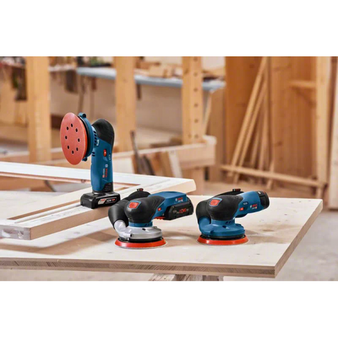 Bosch GEX 18V-125 PROFESSIONAL Levigatrice orbitale casuale 10000 Giri/min 20000 OPM Nero, Blu, Grigio