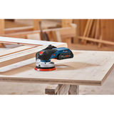 Bosch GEX 18V-125 PROFESSIONAL Levigatrice orbitale casuale 10000 Giri/min 20000 OPM Nero, Blu, Grigio