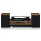 Lenco LS-100WD piatto audio Giradischi con trasmissione a cinghia Nero, Quercia