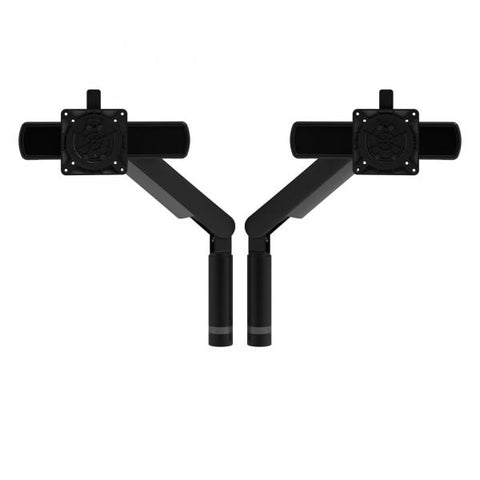 Dataflex 65.213 Supporti a parete per TV 131,6 cm [51.8] Scrivania Nero (Dataflex Viewprime Plus dual monitor arm - black - no mount - height and depth adjustment [5Years warranty])