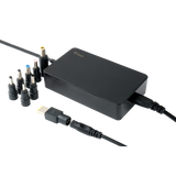 ALIMENTATORE UNIVERSALE ITEK x NOTEBOOK DA 65W, 8 connettori, Silm Design - ITNBSD65