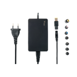 ALIMENTATORE UNIVERSALE ITEK x NOTEBOOK DA 65W, 8 connettori, Silm Design - ITNBSD65