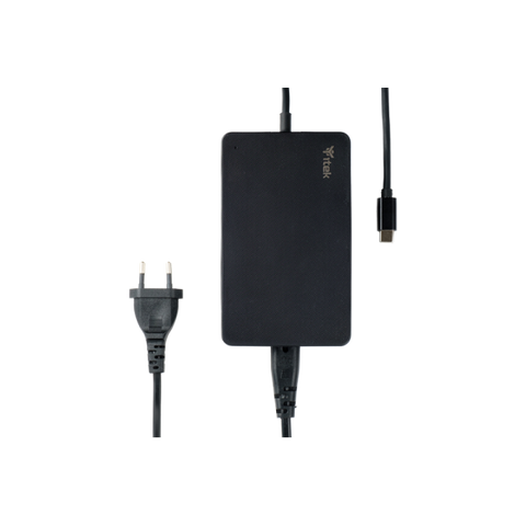 ITEK ITNBSDC65 ALIMENTATORE UNIVERSALE PER NOTEBOOK E DISPOSITIVI USB-C 65W SLIM DESIGN NERO