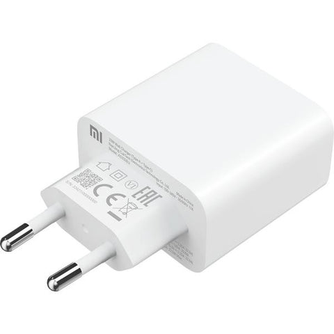 CARICABATTERIE XIAOMI MI 33W WALL CHARGER TYPE-C + USB WHITE BHR4996GL