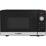 Bosch Serie 2 FFL023MS2 forno a microonde Superficie piana Solo microonde 20 L 800 W Nero, Acciaio inossidabile