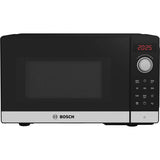 Bosch Serie 2 FEL023MS2 forno a microonde Superficie piana Solo microonde 20 L 800 W Nero, Acciaio inossidabile
