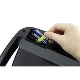 Durable TOUCH 21L Rettangolare Acciaio inossidabile Nero, Argento