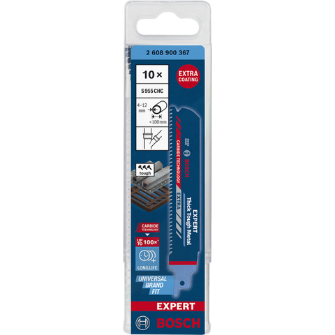 Bosch 2 608 900 367 lama per sega a gattuccio, sega a traforo e sega universale Lama per sega universale Carburo 10 pz