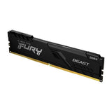 KINGSTON FURY BEAST BLACK 8GB DDR4 3.200MHz CL 16 DIMM