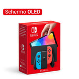 Nintendo Switch OLED console da gioco portatile 17,8 cm (7") 64 GB Touch screen Wi-Fi Blu, Rosso