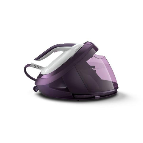 PHILIPS PERFECTCARE 8000 SERIES PSG8050/30 FERRO DA STIRO CON CALDAIA GENERATORE DI VAPORE 2.700 W VAPORE 600 g/min 1.8 LT PISASTRA STEAMGLIDE ELITE FUNZIONE DE-CALC BIANCO VIOLA