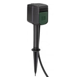 Brennenstuhl WiFI Gartensteckdose mit Erdspiess presa intelligente Nero, Verde