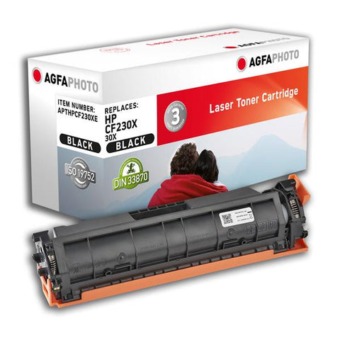 AgfaPhoto APTHPCF230XE cartuccia toner 1 pz Compatibile Nero (TONER BLACK, RPL. CF230X 30X - APTHPCF230XE, 3500 pages, - Black, 1 pc[s] - Warranty: 12M)