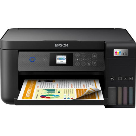 EPSON ECOTANK ET-2850 STAMPANTE MULTIFUNZIONE A4 USB WI-FI WI-FI DIRECT DISPLAY LCD 3.7 CM SERBATOI FLACONI ALTA CAPACIT BLACK