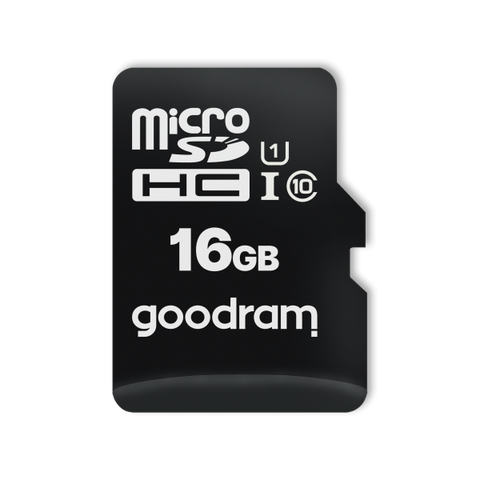 Goodram microSD 16GB CARD class 10 + adpter + card reader - blister