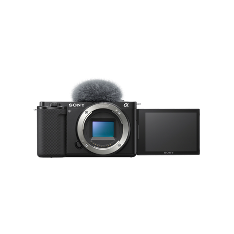 Sony  ZV-E10 Corpo MILC 24,2 MP CMOS 6000 x 4000 Pixel Nero (Sony ZV-E10 - Vlogger Systemkamera Body - Schwarz)
