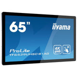 iiyama TF6539UHSC-B1AG visualizzatore di messaggi Pannello piatto interattivo 165,1 cm [65] LCD 500 cd/m 4K Ultra HD Nero Touch screen (iiyama TF6539UHSC-B1AG 65' Open Frame PCAP 50pt Touch IPS 4K