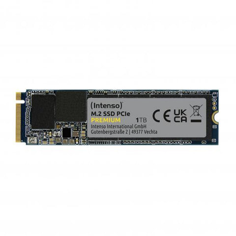 INTENSO SSD INTERNO 1.000GB M2 PREMIUM NVME PCIE 1.3 GEN 3x4 LETTURA SEQUENZIALE FINO A 2100 MB/S SCRITTURA SEQUENZIALE FINO A 1700 MB/S