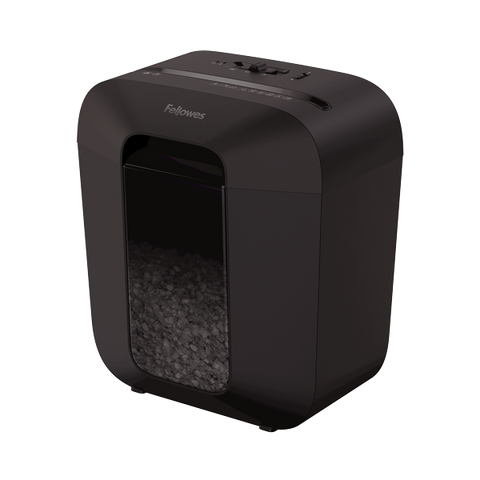 Fellowes Powershred LX25M distruggi documenti Taglio a particelle Nero (Fellowes LX25M Mini-Cut)