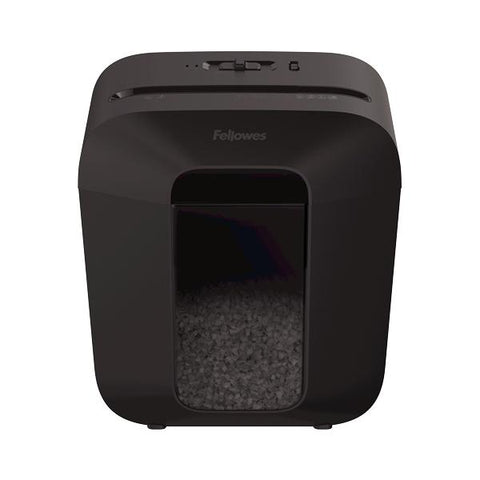 Fellowes Powershred LX25M distruggi documenti Taglio a particelle Nero (Fellowes LX25M Mini-Cut)