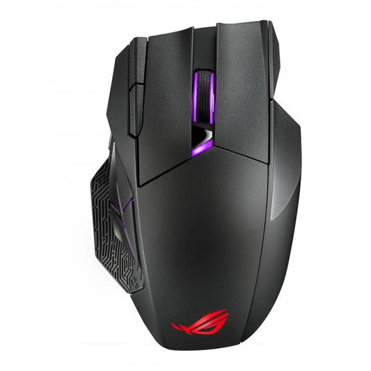 ASUS ROG SPATHA X MOUSE GAMING OTTICO 19.000 DPI RGB 12 TASTI WIRELESS + USB TYPE-A BLACK