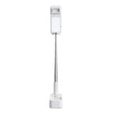 4smarts Selfie Stand LoomiPod Folg bastone per selfie Smartphone Bianco (Selfie Stand LoomiPod Fold with Lamps)