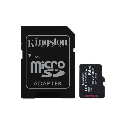 Kingston Technology Industrial memoria flash 64 GB MicroSDXC UHS-I Classe 10
