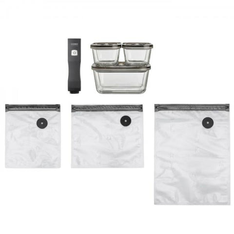 Caso Vacu OneTouch Eco-Set macchina per sottovuoto 0,4 mbar Nero