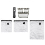 Caso Vacu OneTouch Eco-Set macchina per sottovuoto 0,4 mbar Nero