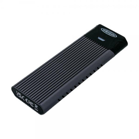 Origin Storage OSEC512NVME unit esterna a stato solido 512 GB USB tipo-C 3.2 Gen 2 [3.1 Gen 2] Alluminio, Grigio (512GB EXTERNAL NVME USB C SSD - WITH C-C AND C-A CABLE)