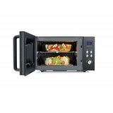 Severin MW 7763 forno a microonde Superficie piana Microonde con grill 25 L 900 W Nero, Acciaio inossidabile