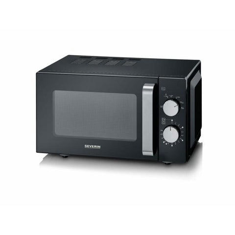 Severin MW 7761 forno a microonde Superficie piana Solo microonde 20 L 1000 W Nero, Acciaio inossidabile