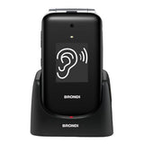 BRONDI AMICO SUPERVOICE 2.8" DUAL SIM BLACK SILVER SENIOR PHONE