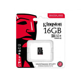 KINGSTON INDUSTRIAL MEMORIA MICRO SDHC 16GB A1 VIDEO CLASS V30 UHS-I U3 CLASSE10 UHS-I BLACK