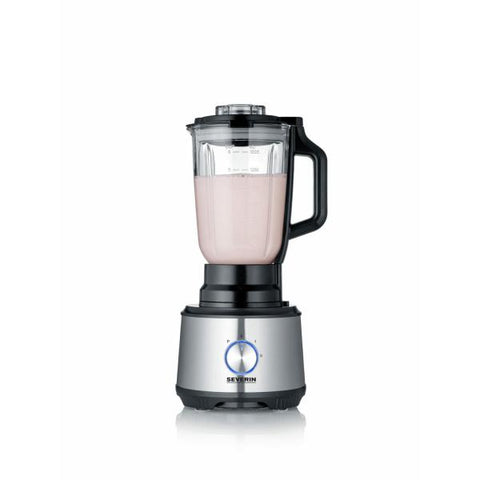 Severin KM 3892 robot da cucina 1200 W 1,5 L Nero, Acciaio inossidabile, Trasparente
