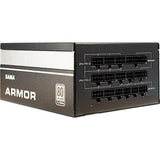 Inter-Tech SAMA FTX-1200-A ARMOR alimentatore per computer 1200 W 20+4 pin ATX ATX Nero (Inter-Tech SAMA FTX-1200-A Armor - str)