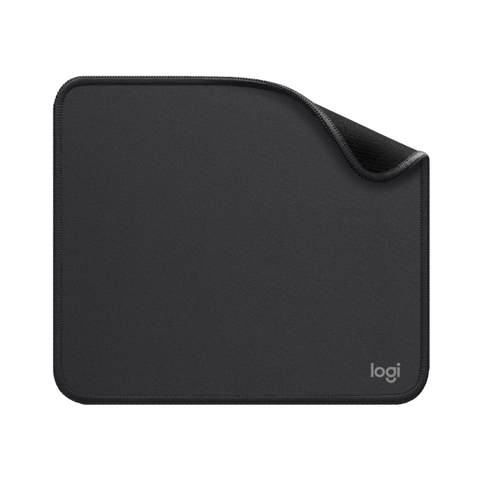 LOGITECH MOUSE PAD STUDIO SERIES TAPPETINO PER MOUSE CON BASE IN GOMA ANTISCIVOLO RESISTENTE AGLI SCHIZZI BORDI CUCITI GREY