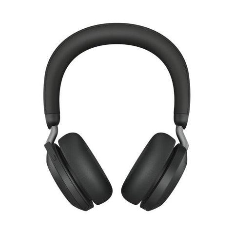 JABRA EVOLVE2 75 DUO CUFFIE CON MICROFONO WIRELESS CERTIFICATE MICROSOFT TEAMS NERO