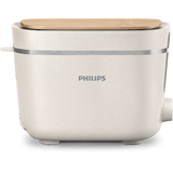 PHILIPS HD2640/10 ECO CONSCIOUS TOSTAPANE 2 FESSURE 830W FINITURA OPACA BIANCO SETA