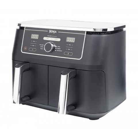 Ninja AF400EU friggitrice Doppia 9,5 L Indipendente 2470 W Friggitrice ad aria calda Nero